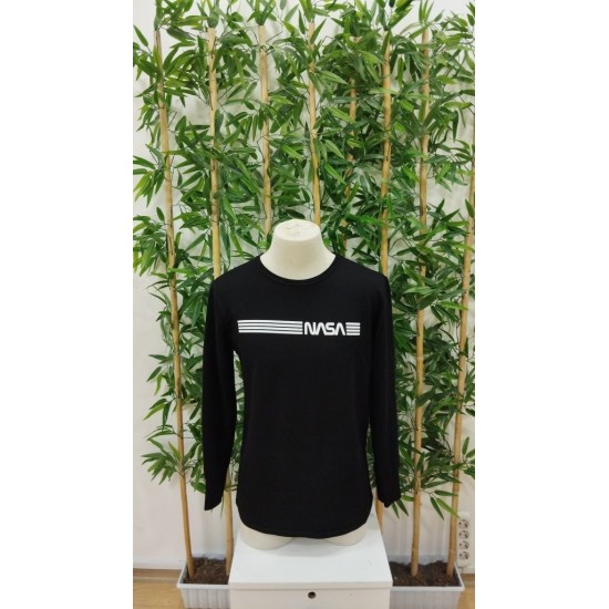 Erkek Uzun Kollu Bisiklet Yaka Viskon Bluz, 29808