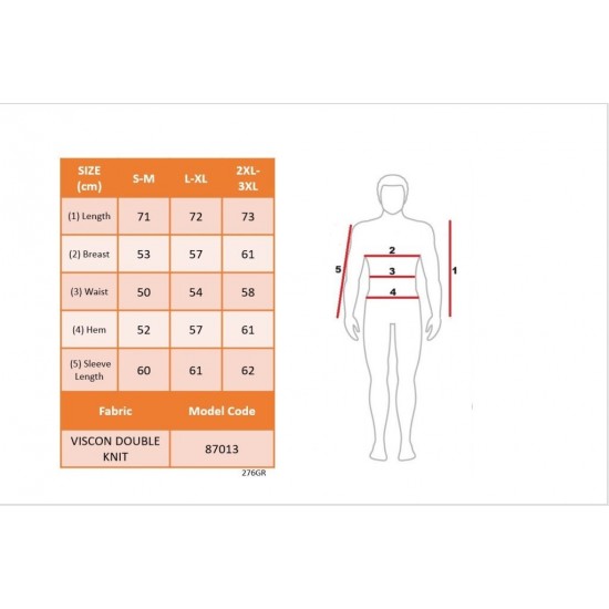 Erkek Uzun Kollu Bisiklet Yaka Viskon Bluz, 29808