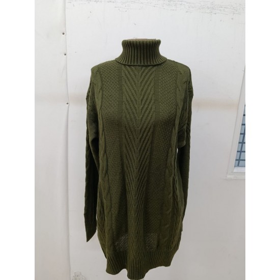 Kadın Balıkçı Yaka Mini Triko Elbise, 29824