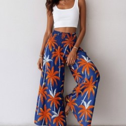 Kadın Yüksek Bel Lastikli Desenli Süprem Pantolon , 29845 Kadın Yüksek Bel Lastikli Desenli Süprem Pantolon , 29845