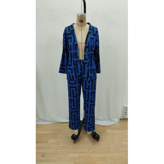 Kadın Uzun Kollu önü Açık Desenli Iki Iplik Ceket Ve Pantolon Ikili Takım , 29842 Kadın Uzun Kollu önü Açık Desenli Iki Iplik Ceket Ve Pantolon Ikili Takım , 29842