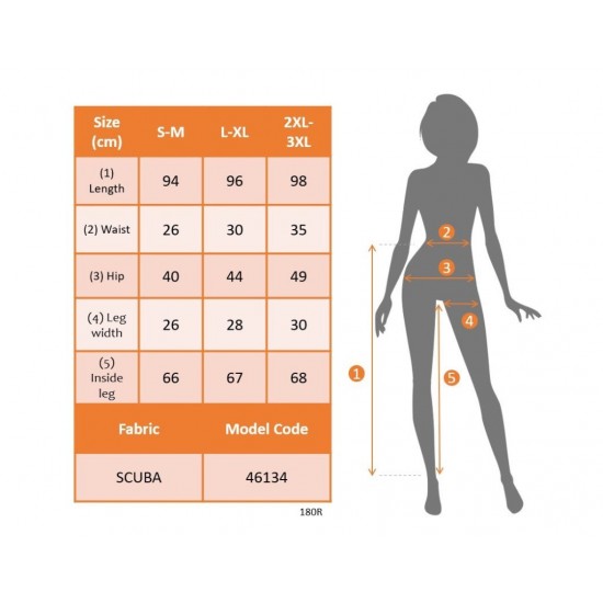 Kadın Yüksek Bel önden Fermuarlı Dalgıç Tayt , 29869