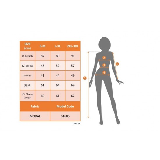 Kadın Uzun Kollu Yakalı Düğmeli Mürdüm Modal Mini Elbise , 29946