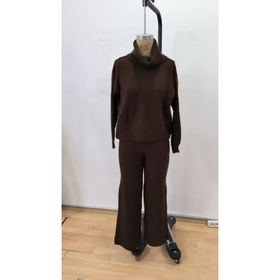 Kadın Uzun Kollu Balıkçı Yaka Kısa Triko Bluz Ve Pantolon Ikili Takım, 29958 Kadın Uzun Kollu Balıkçı Yaka Kısa Triko Bluz Ve Pantolon Ikili Takım, 29958