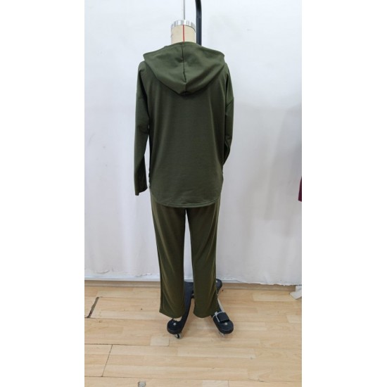 Kadın Uzun Kollu Kapşonlu Bağcıklı Viskon Iki Iplik Bluz Ve Pantolon Ikili Takım, 29953 Kadın Uzun Kollu Kapşonlu Bağcıklı Viskon Iki Iplik Bluz Ve Pantolon Ikili Takım, 29953