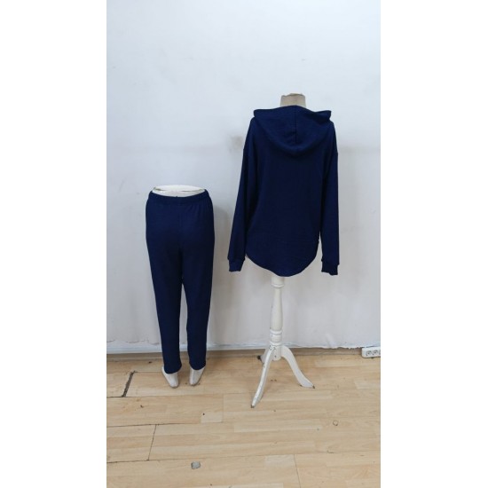 Kadın Uzun Kollu Kapşonlu Meloni Bluz Ve Pantolon Ikili Takım, 29950