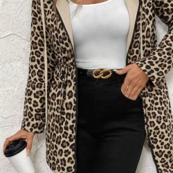 Kadın Uzun Kollu Kapşonlu çift Taraflı Cepli Bağcıklı Fermuarlı Viskon Iki Iplik Ceket, 29998