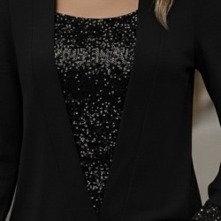 Kadın Uzun Kollu V Yakalı Içi Süprem Desenli Dışı Viskon Bluz , 30021 Kadın Uzun Kollu V Yakalı Içi Süprem Desenli Dışı Viskon Bluz , 30021