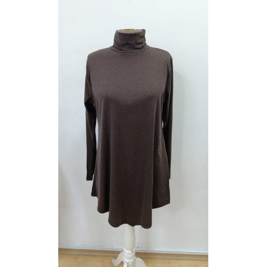 Kadın Uzun Kollu Balıkçı Yaka Asimetrik Kesim Detaylı Yün Viskon Bluz , 30072 Kadın Uzun Kollu Balıkçı Yaka Asimetrik Kesim Detaylı Yün Viskon Bluz , 30072