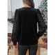 Kadın Uzun Kollu Bisiklet Yaka Kollar Pulpayet Kadife Bluz , 30078 Kadın Uzun Kollu Bisiklet Yaka Kollar Pulpayet Kadife Bluz , 30078