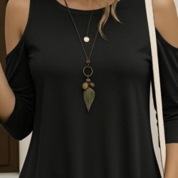 Kadın Omuzlardan Açık Sıfır Yaka Asimetrik Kesim Detay Viskon Bluz , 30081 Kadın Omuzlardan Açık Sıfır Yaka Asimetrik Kesim Detay Viskon Bluz , 30081