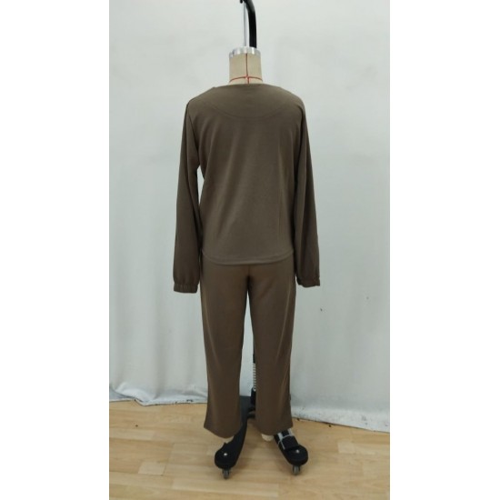 Kadın Uzun Kollu önden Fermuarlı Modal Ceket Ve Pantolon Ikili Takım , 30092 Kadın Uzun Kollu önden Fermuarlı Modal Ceket Ve Pantolon Ikili Takım , 30092