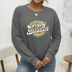 Kadın Uzun Kollu Bisiklet Yaka Viskon Iki Iplik Bluz, 30134