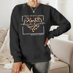 Kadın Uzun Kollu Bisiklet Yaka Desenli Viskon Iki Iplik Bluz, 30132