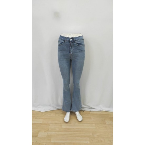 Kadın Yüksek Bel İspanyol Paça Kot Pantolon , 30142 Kadın Yüksek Bel İspanyol Paça Kot Pantolon , 30142