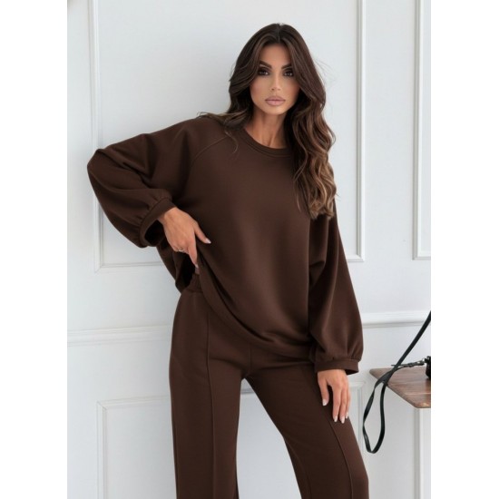 Kadın Uzun Kollu Geniş Kesim Modal Bluz Ve Pantolon Ikili Takım, 30166 Kadın Uzun Kollu Geniş Kesim Modal Bluz Ve Pantolon Ikili Takım, 30166