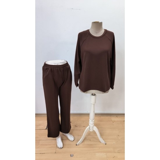 Kadın Uzun Kollu Geniş Kesim Modal Bluz Ve Pantolon Ikili Takım, 30166 Kadın Uzun Kollu Geniş Kesim Modal Bluz Ve Pantolon Ikili Takım, 30166