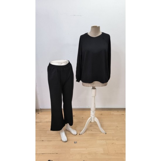 Kadın Uzun Kollu Geniş Kesim Modal Bluz Ve Pantolon Ikili Takım , 30164 Kadın Uzun Kollu Geniş Kesim Modal Bluz Ve Pantolon Ikili Takım , 30164