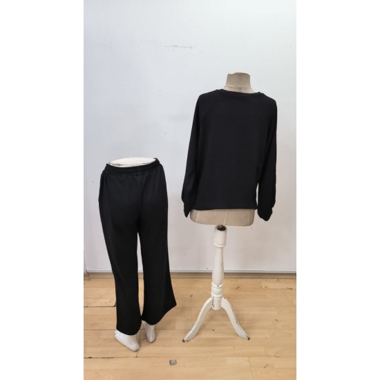 Kadın Uzun Kollu Geniş Kesim Modal Bluz Ve Pantolon Ikili Takım , 30164 Kadın Uzun Kollu Geniş Kesim Modal Bluz Ve Pantolon Ikili Takım , 30164