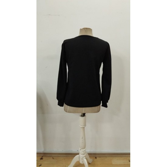 Kadın Uzun Kollu Yaka Detaylı Düğmeli Ithal Krep Bluz , 30204 Kadın Uzun Kollu Yaka Detaylı Düğmeli Ithal Krep Bluz , 30204