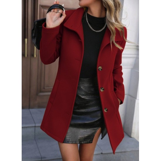 Kadın Uzun Kollu Yakalı önden Düğmeli Astarsız Ithal Kaşe Kaban, 30237 Kadın Uzun Kollu Yakalı önden Düğmeli Astarsız Ithal Kaşe Kaban, 30237