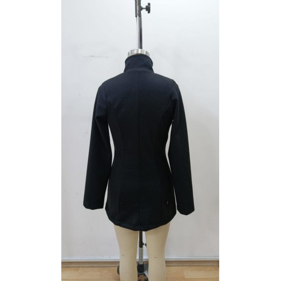 Kadın Uzun Kollu Yakalı önden Düğmeli Astarsız Ithal Kaşe Kaban , 30236 Kadın Uzun Kollu Yakalı önden Düğmeli Astarsız Ithal Kaşe Kaban , 30236