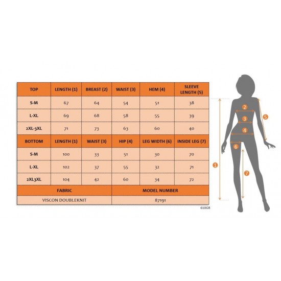 Kadın Uzun Kollu Bisiklet Yaka Viskon Iki Iplik Bluz Ve Pantolon Ikili Takım , 30266
