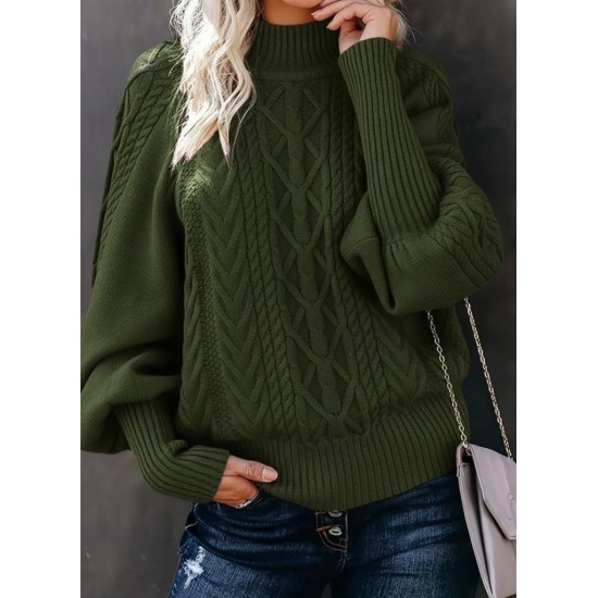 Kadın Uzun Kollu Balıkçı Yaka Triko Kazak , 30263