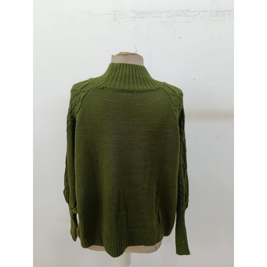 Kadın Uzun Kollu Balıkçı Yaka Triko Kazak , 30263