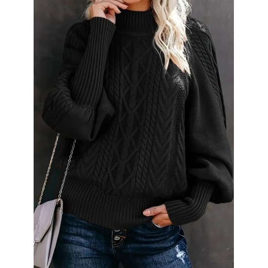 Kadın Uzun Kollu Balıkçı Yaka Triko Kazak , 30262 Kadın Uzun Kollu Balıkçı Yaka Triko Kazak , 30262