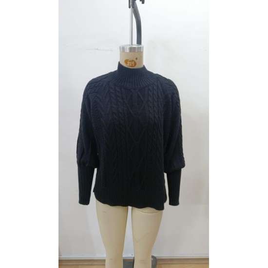 Kadın Uzun Kollu Balıkçı Yaka Triko Kazak , 30262 Kadın Uzun Kollu Balıkçı Yaka Triko Kazak , 30262