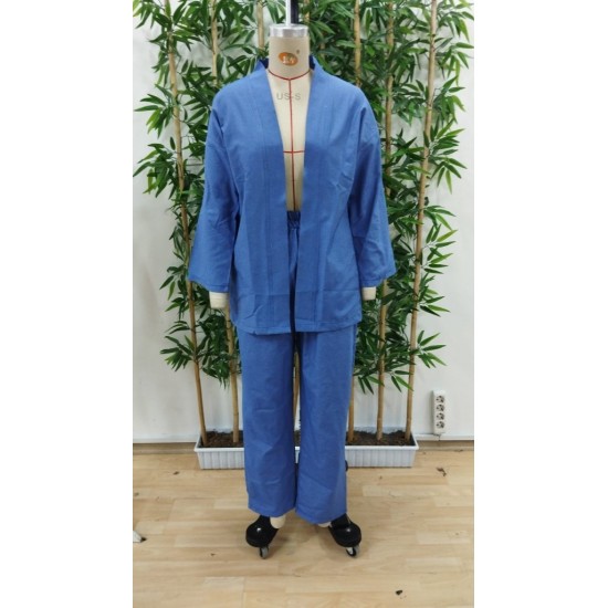 Kadın Uzun Kollu önü Açık Dokuma Ceket Ve Pantolon Ikili Takım, 30287