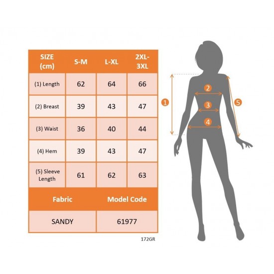 Kadın Uzun Kollu Dantel V Yakalı Sandy Bluz , 30295