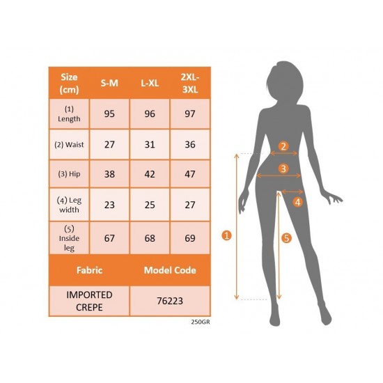 Kadın Yüksek Bel Yanlardan Dantelli Paçaya Doğru Geniş Kesim Detaylı Ithal Krep Pantolon , 30340