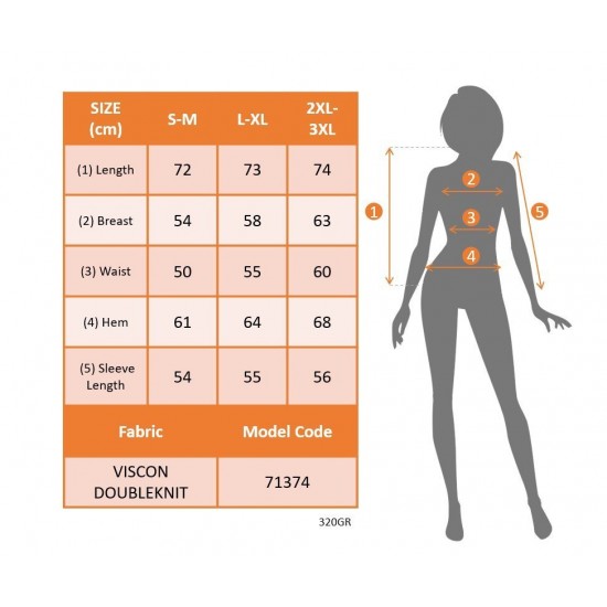 Kadın Uzun Kollu Bisiklet Yaka Viskon Iki Iplik Ve Etek Ucu Trikoton Bluz , 30339