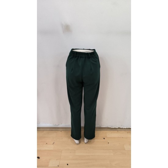 Kadın Yüksek Bel Cepli Ithal Krep Pantolon , 30371 Kadın Yüksek Bel Cepli Ithal Krep Pantolon , 30371