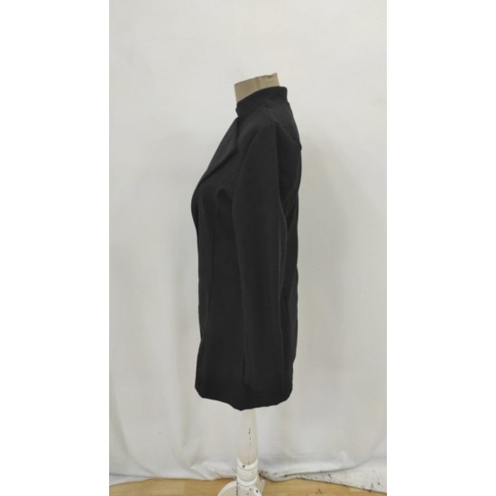 Kadın Uzun Kollu Yakalı önden Düğmeli Kısa Kaşe Kaban, 30378