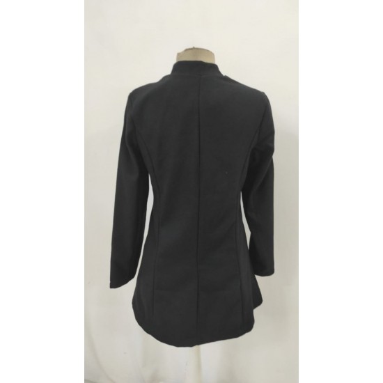 Kadın Uzun Kollu Yakalı önden Düğmeli Kısa Kaşe Kaban, 30378