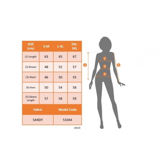 Kadın Uzun Kollu Bisiklet Yaka Kollar İspanyol Volanlı Sandy Bluz, 30402