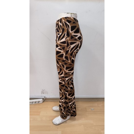 Kadın Yüksek Bel Kamuflaj Desenli Dalgıç Tayt , 30412