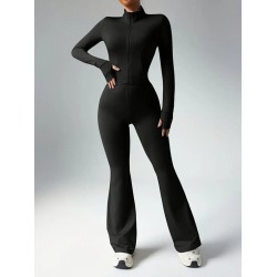 Kadın Uzun Kollu önden Fermuarlı Kısa Dalgıç Bluz Ve Pantolon Ikili Takım, 30420