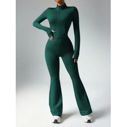 Kadın Uzun Kollu önden Fermuarlı Kısa Dalgıç Bluz Ve Pantolon Ikili Takım, 30418