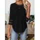 Kadın Uzun Kollu Bisiklet Yaka Truvakar Kollu Viskon Bluz , 30467