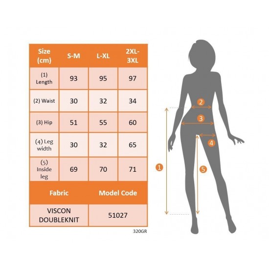 Kadın Yüksek Bel Lastikli Yanlardan Düğmeli Viskon Iki Iplik Pantolon , 30500