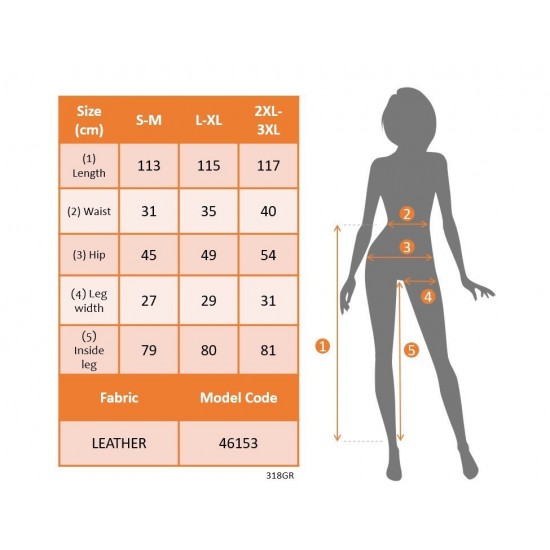Kadın Yüksek Bel Beli Büzgülü Paçaya Doğru Geniş Deri Pantolon , 30533