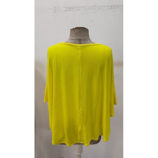 Kadın Kısa Kollu V Yakalı Salaş Viskon Bluz , 30642 Kadın Kısa Kollu V Yakalı Salaş Viskon Bluz , 30642