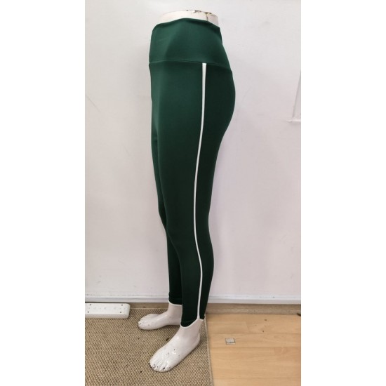 Kadın Yüksek Bel Yan şerit Detaylı Dalgıç Tayt, 30670