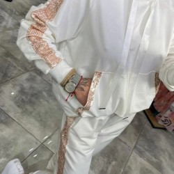 Kadın Uzun Kollu Kapşonlu Pulpayet Detay Viskon Iki Iplik Bluz Ve Pantolon Ikili Takım , 30668