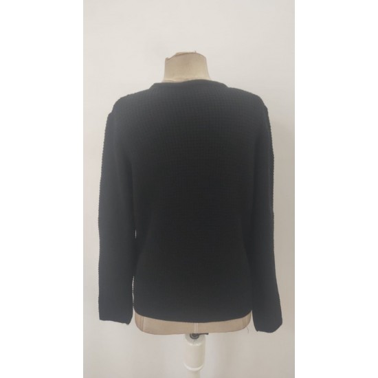 Kadın Uzun Kollu Bisiklet Yaka Triko Kazak , 30696