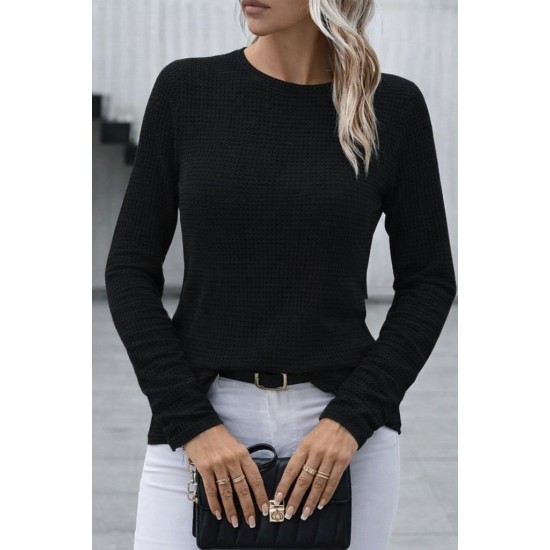 Kadın Uzun Kollu Bisiklet Yaka Triko Kazak , 30696